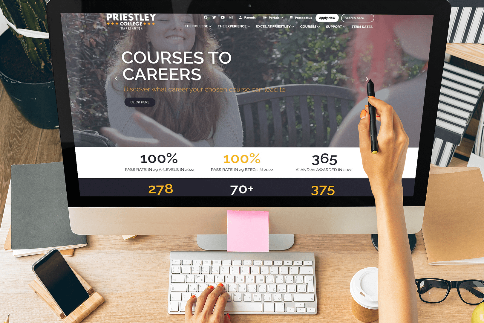 ROUGE digital - Web Design & App Development , Northwich Cheshire 5 Web Design - Priestley College